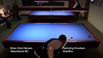 Elitedivision 3 Bande 11 Okt 2015 Brian Zola Hansen Albertslund Flemming Knudsen Kbk:Bnv